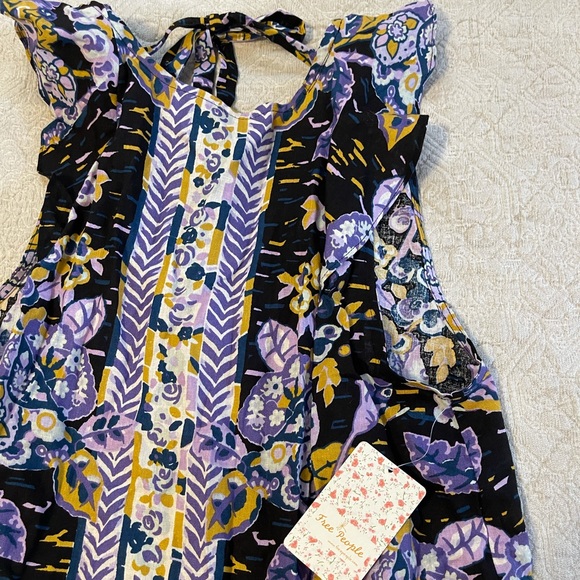 NWT Free People Summer In Tulum Dark Combo Tunic - Picture 8 of 10